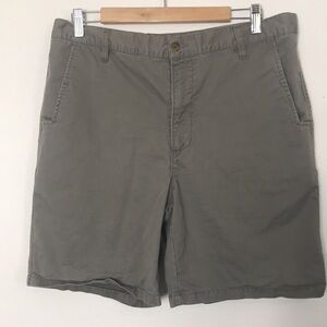 Woolrich shorts fieldstone 100% cotton, gray size 34